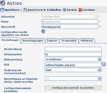 konfigdetails bearbeiten